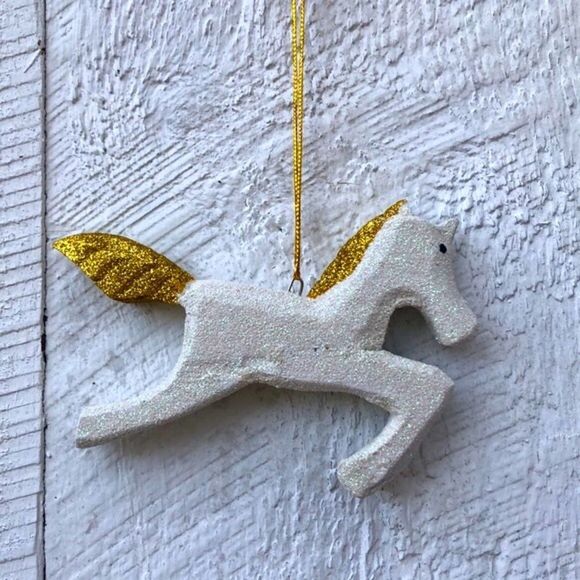 2/$25 🍣 Handmade Unicorn Christmas Ornament - Picture 1 of 5